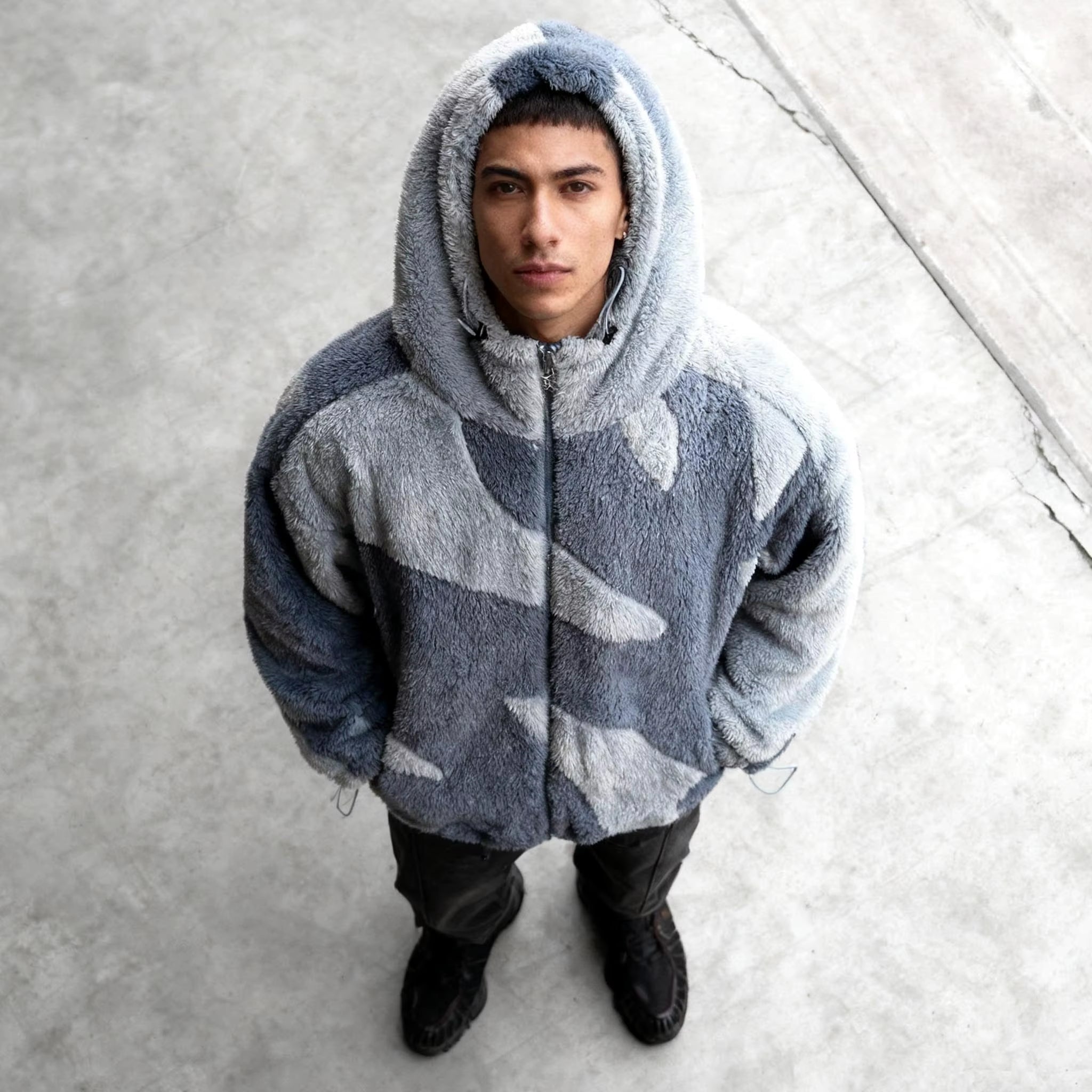 Warm Cashmere Casual Cardigan European American Style Autumn Winter Fashion Zipper Coat Personality