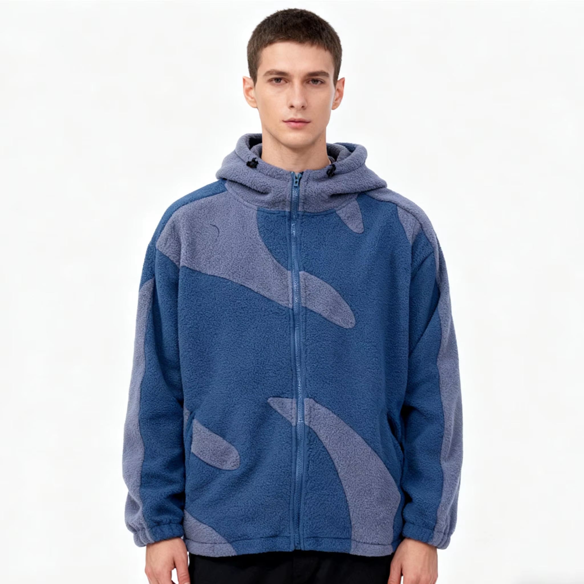 Warm Cashmere Casual Cardigan European American Style Autumn Winter Fashion Zipper Coat Personality